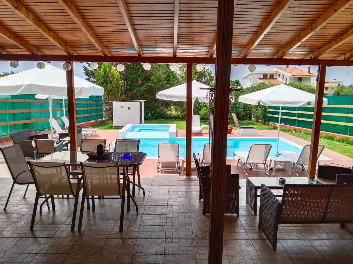 Maria Lemoni Swimming Pool Apartment نيا سكيوني المظهر الخارجي الصورة
