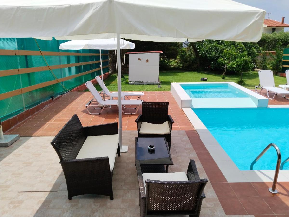 Maria Lemoni Swimming Pool Apartment نيا سكيوني المظهر الخارجي الصورة